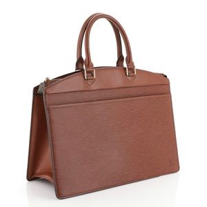 Louis Vuitton Riviera Vintage Handbag Brown Epi